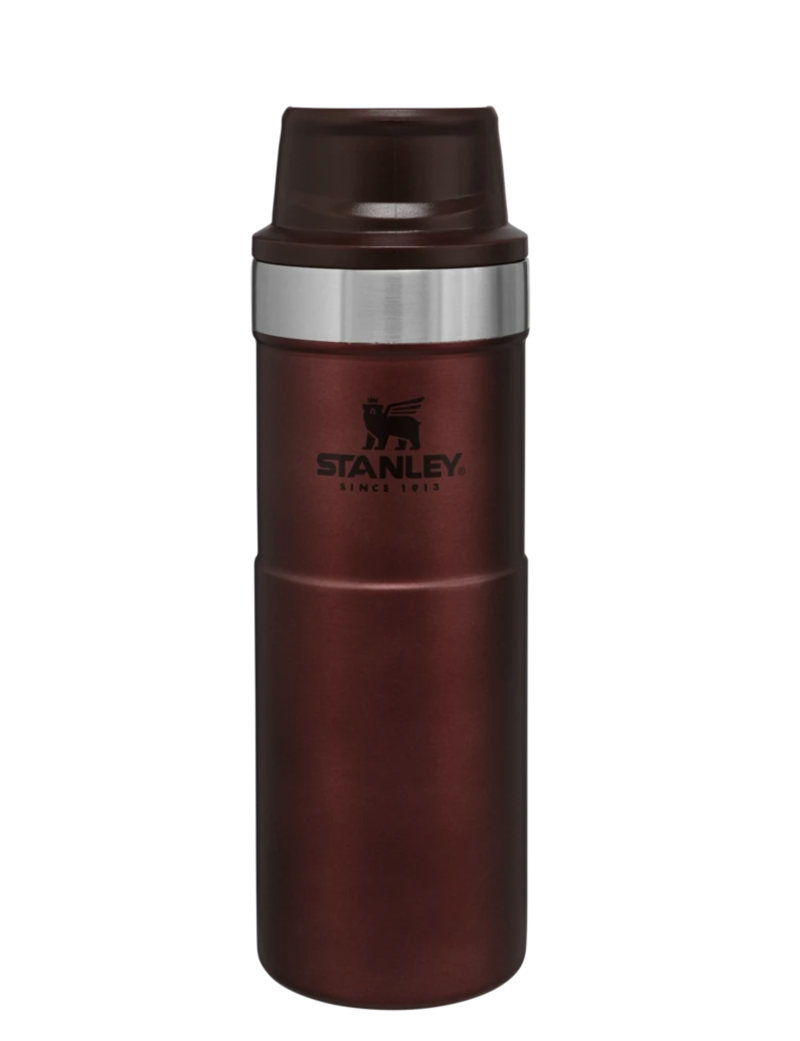 Stanley Classic Trigger-Action Travel Mug 16oz/400ml Hammertone Wine Red-1